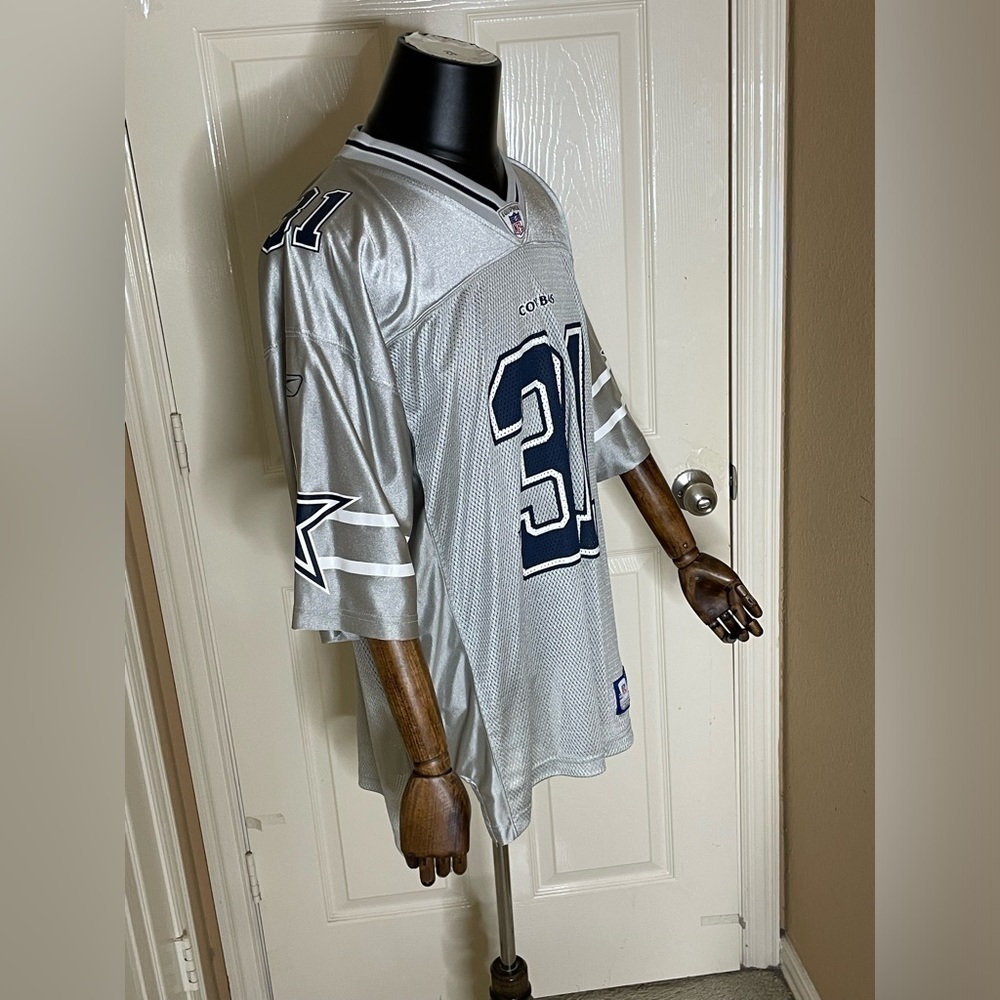 Roy Williams Dallas Cowboys Reebok Jersey Silver large - Picture 8 of 12